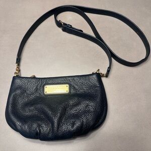 Marc Jacobs Black Pebbled Leather Crossbody Bag